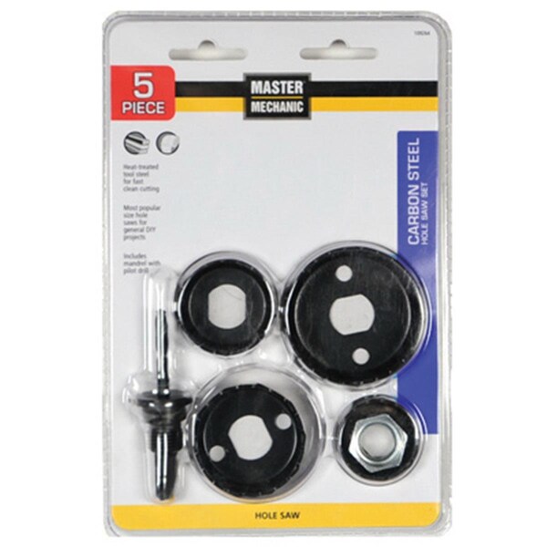 Disston Master Mechanic Hole Saw Set - 5 Piece DI569849 - main
